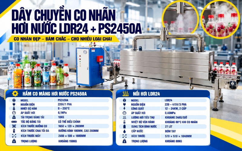 Thông số kỹ thuật dây chuyền LDR24 + PS2450A