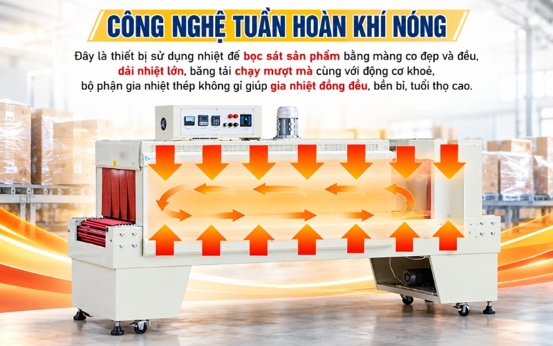 Đặc điểm nổi bật của máy co màng Yamafuji BSD4525C