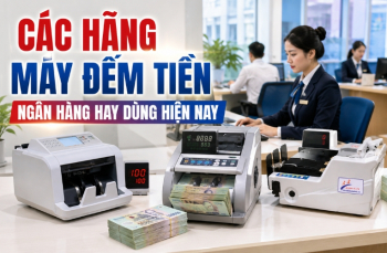 Điểm danh các hãng máy đếm tiền ngân hàng hay dùng hiện nay