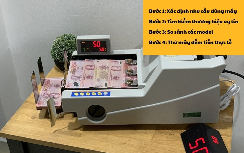 Cách lựa chọn máy đếm tiền tốt dựa trên 5 tiêu chí vàng