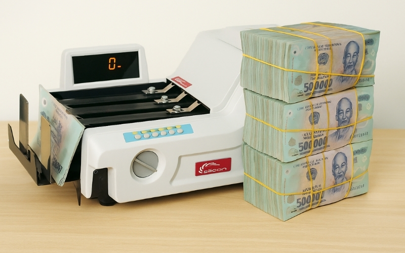 Máy đếm tiền Silicon MC-8800
