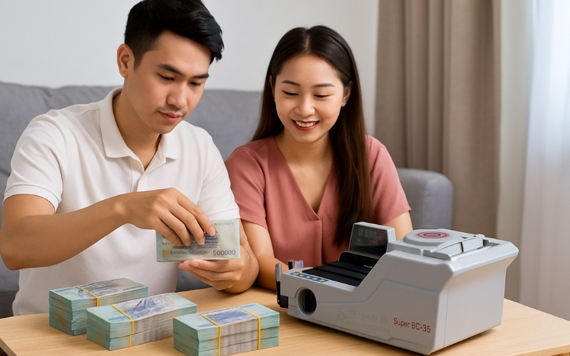 Thiết bị đếm tiền Xinda Super BC-35