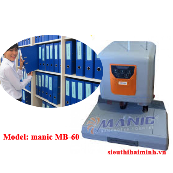 Máy khoan đóng chứng từ sử dụng ống nhựa MANIC MB-60