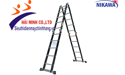Thang nhôm gấp 4 khúc Nikawa NKG-45