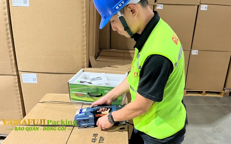 Các loại máy đóng đai cho doanh nghiệp xuất khẩu