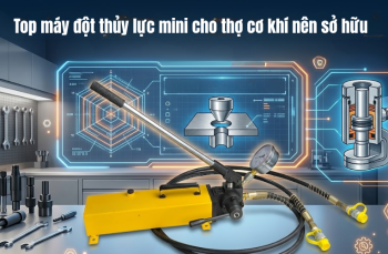 Top máy đột thủy lực mini cho thợ cơ khí nên sở hữu