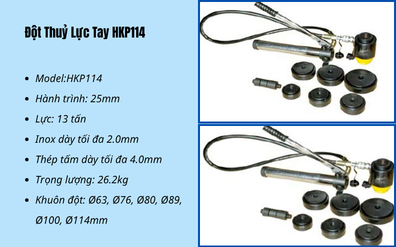 Top máy đột thủy lực mini đáng mua nhất