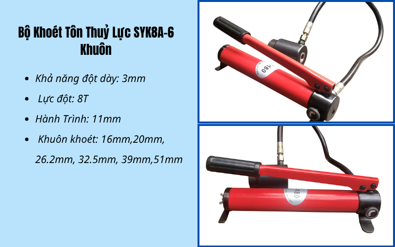 Top máy đột thủy lực mini đáng mua nhất