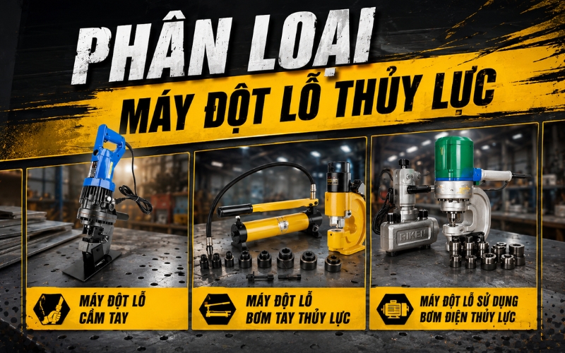 Phân Loại Máy Đột Lỗ Thủy Lực 