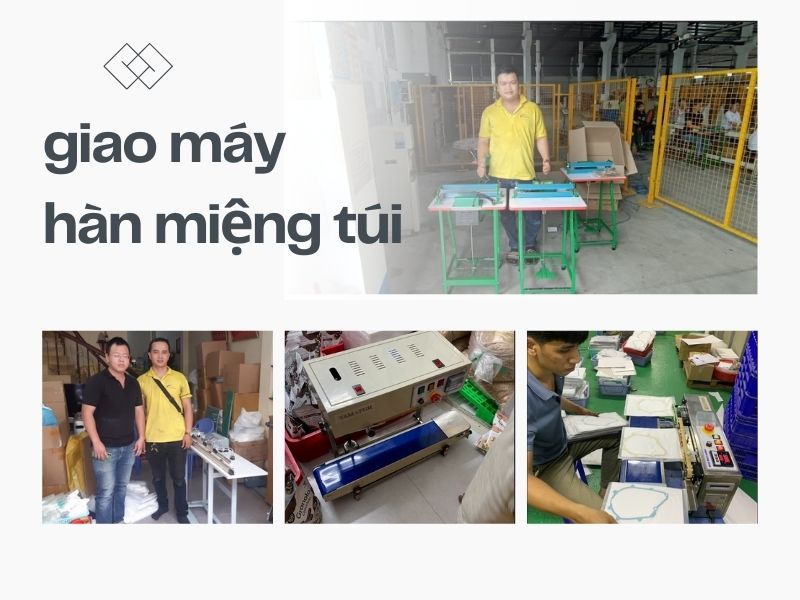 Giao nhanh máy hàn miệng túi cho khách hàng