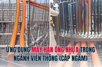 Ứng dụng máy hàn ống nhựa trong ngành viễn thông