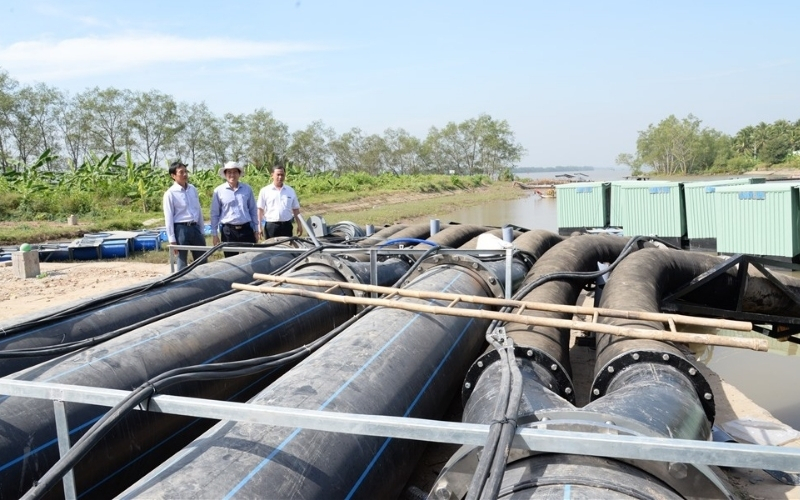 Ứng dụng của máy hàn ống nhựa trong công trình thủy lợi