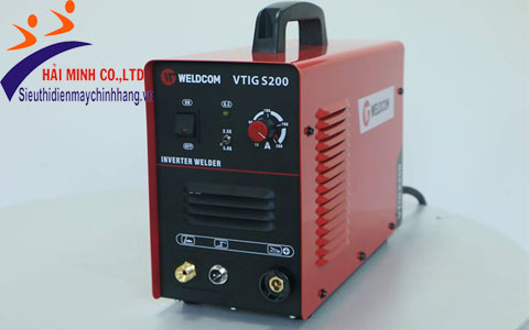 Máy hàn Tig Weldcom VTIG S200 nhỏ gọn