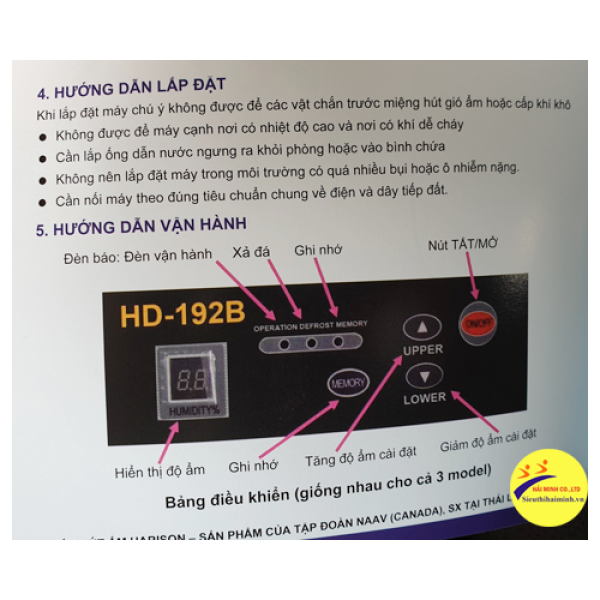 Máy hút ẩm Harison HD-150B