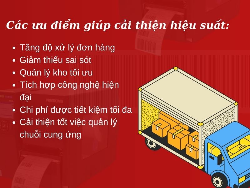 Cải thiện hiệu suất Logistics với máy in mã vạch