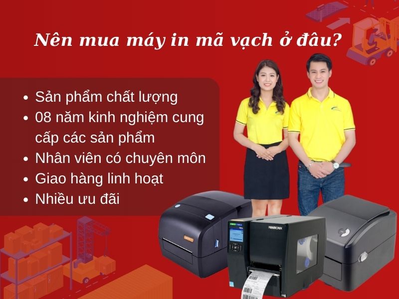 Cải thiện hiệu suất Logistics với máy in mã vạch