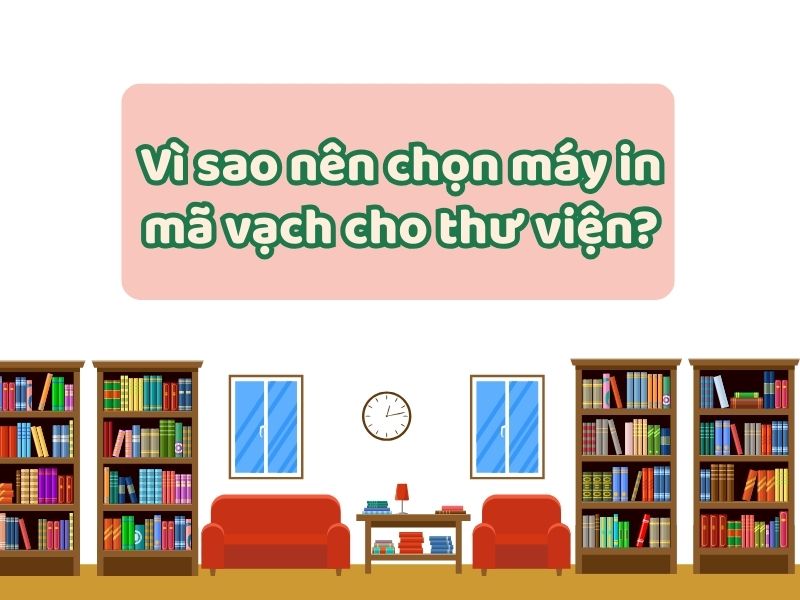 Giải pháp của máy in mã vạch cho thư viện.