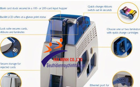 Cấu tạo máy in thẻ nhựa DATACARD® SP75 PLUS