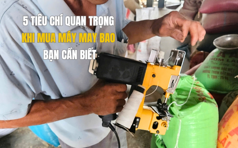 5 Tiêu Chí Quan Trọng Khi Mua Máy May Bao Bạn Cần Biết
