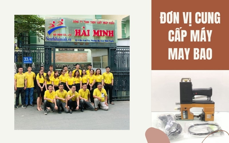 Đơn vị cung cấp máy khâu bao cầm tay chính hãng, giá tốt