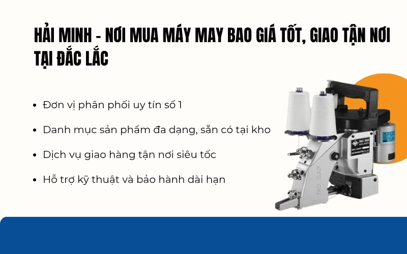 Hải Minh – Nơi mua máy may bao giá tốt, giao tận nơi tại Đắc Lắc