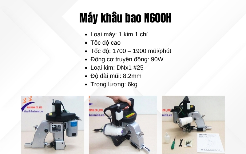 Máy khâu bao N600H