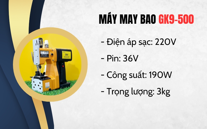 Máy may bao GK9-500