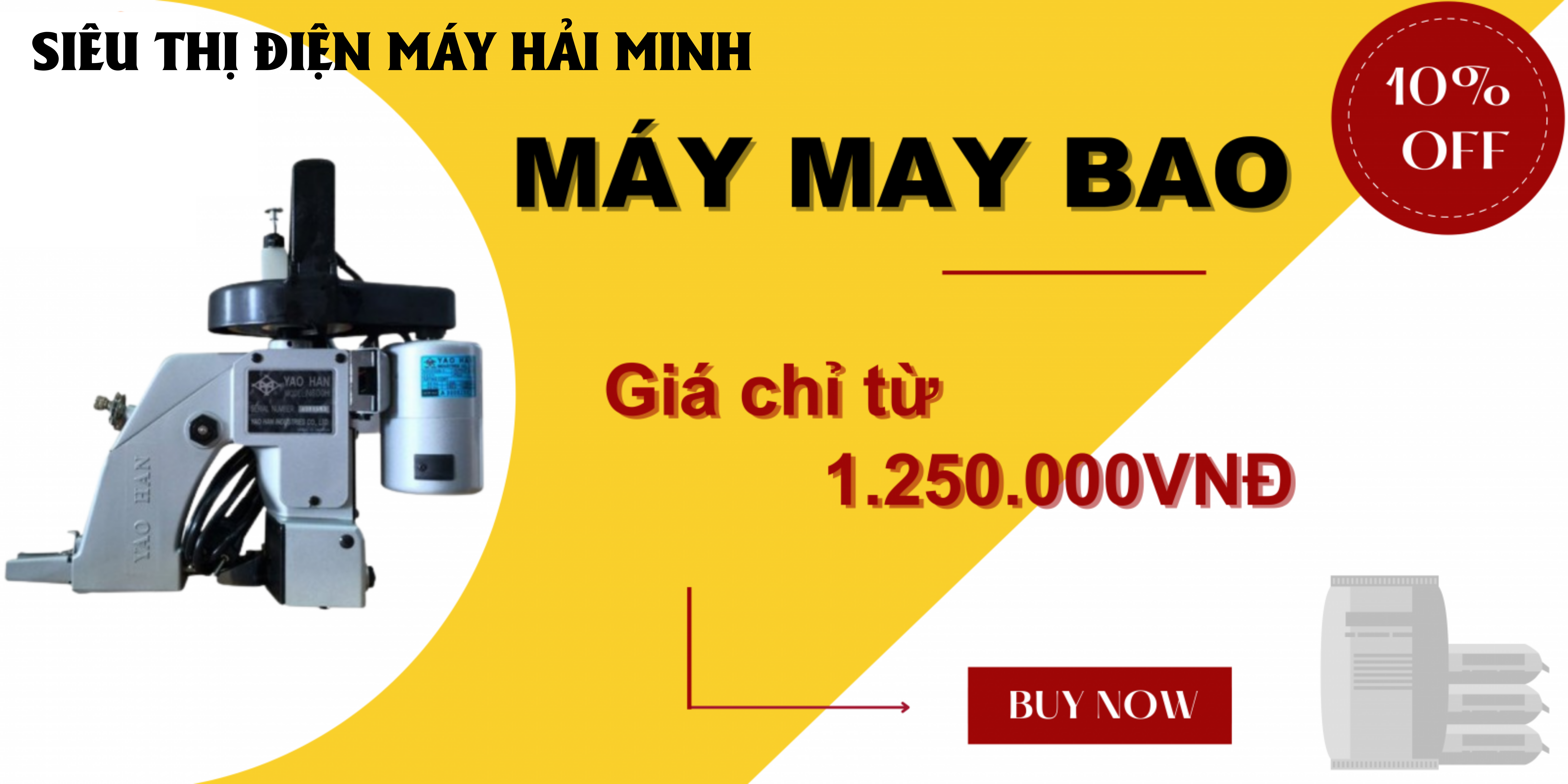 Máy may bao Siêu thị Điện máy Hải Minh