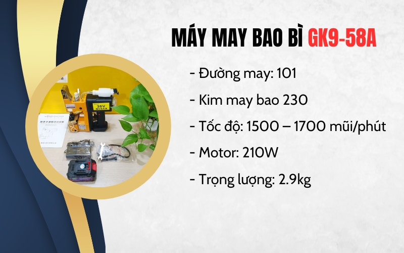 Máy may bao bì GK9-58A