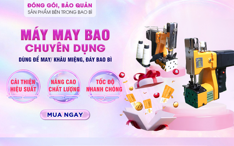 Máy may bao và những ứng dụng phổ biến