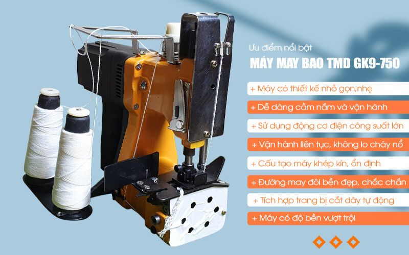 Máy may miệng bao bì TMD GK9-750