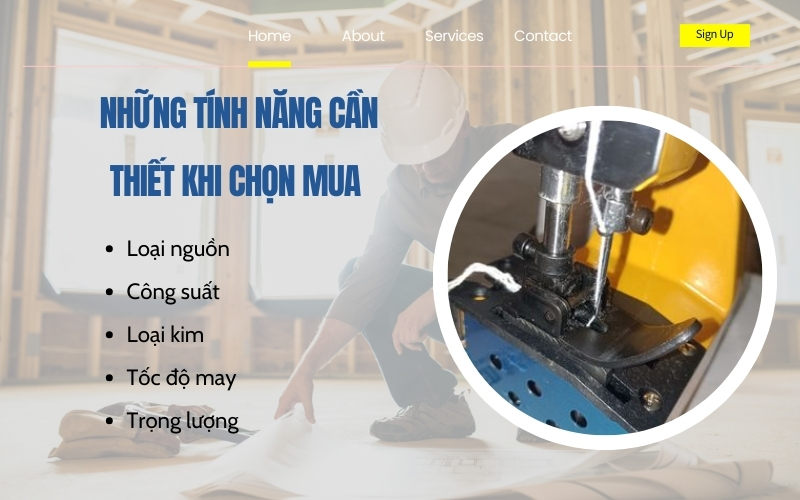 Những tính năng cần thiết khi chọn mua máy may bao cầm tay?