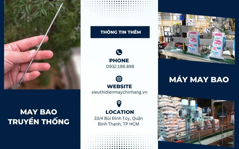 So Sánh May Bao Bì Truyền Thống Và Sử Dụng Máy May Bao