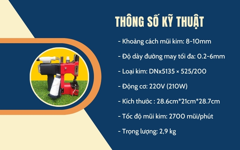Thông tin chung về máy khâu bao GK9-950