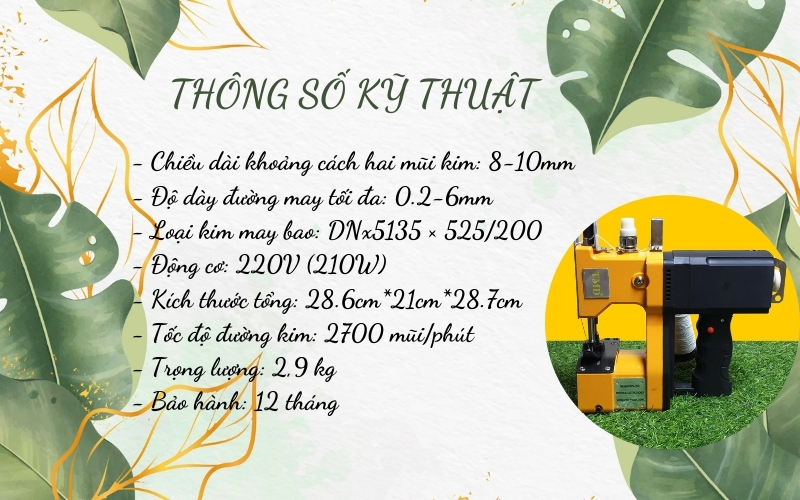 Thông số kỹ thuật