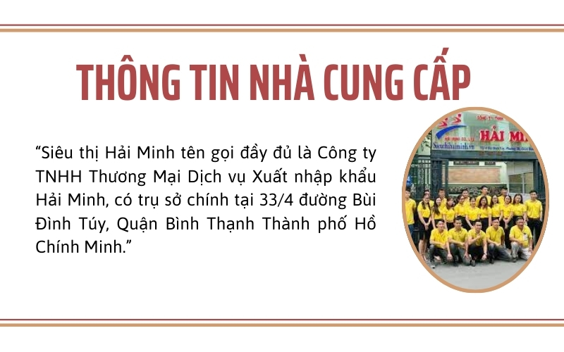 Thông tin nhà cung cấp máy may bao TMD