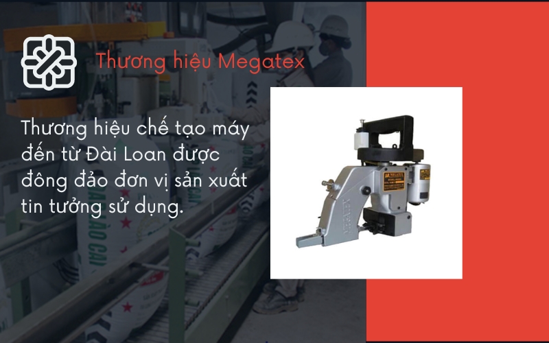 Thương hiệu máy may bao bì Megatex