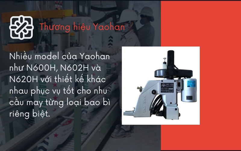 Thương hiệu máy may bao Yaohan