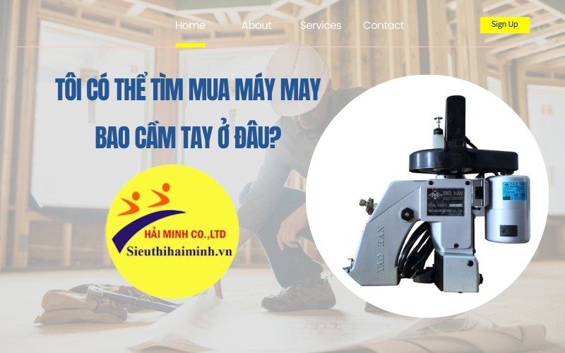 Tôi có thể tìm mua máy may bao cầm tay ở đâu?