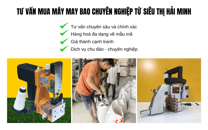 Tư vấn mua máy may bao chuyên nghiệp từ Siêu thị Hải Minh