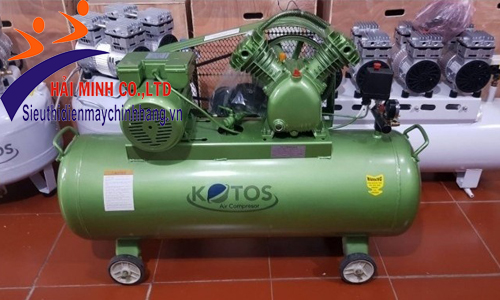 Máy nén khí không dầu dây đai Kotos HD- V-0.17/8- 100L chính hãng