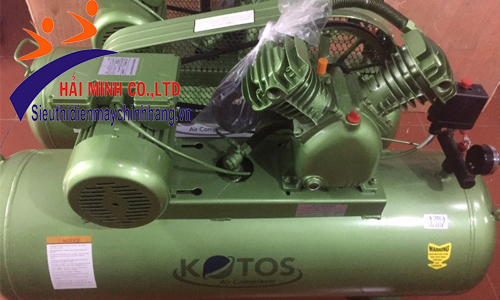 Máy nén khí không dầu dây đai Kotos HD- V-0.17/8- 100L giá rẻ