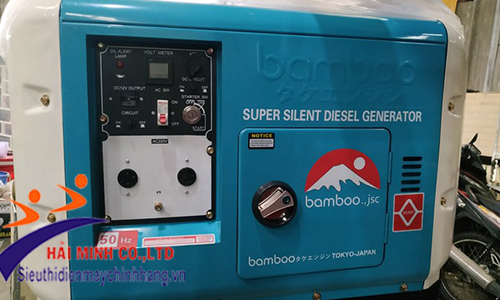 Máy phát điện diesel Bamboo BmB 7500DET chính hãng