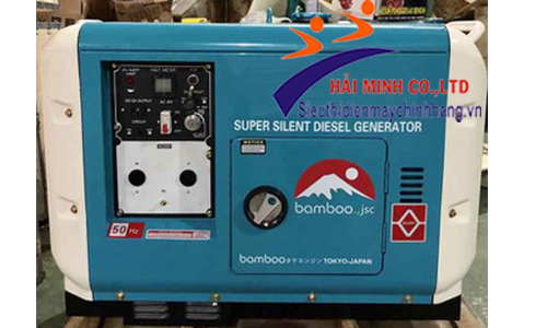 Hải Minh cung cấp máy phát điện diesel Bamboo BmB 7500DET chính hãng