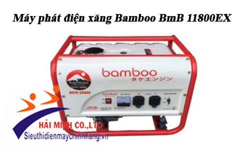 Máy phát điện xăng Bamboo BmB 11800EX chính hãng