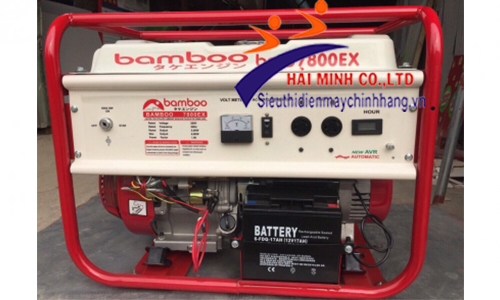 Máy phát điện xăng Bamboo BmB 7800EX chính hãng