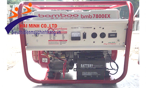 Máy phát điện xăng Bamboo BmB 7800EX chất lượng tốt nhất