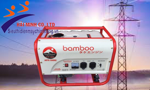Máy phát điện xăng Bamboo BmB 9800EX cung cấp nguồn điện ổn định