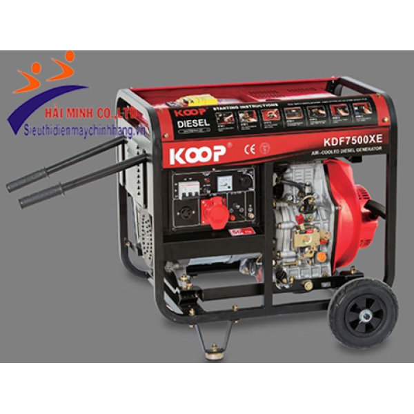Máy phát điện diesel Koop KDF7500XE (5kva trần)
