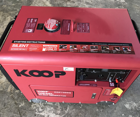 Máy phát điện chống ồn Koop KDF7500Q chính hãng